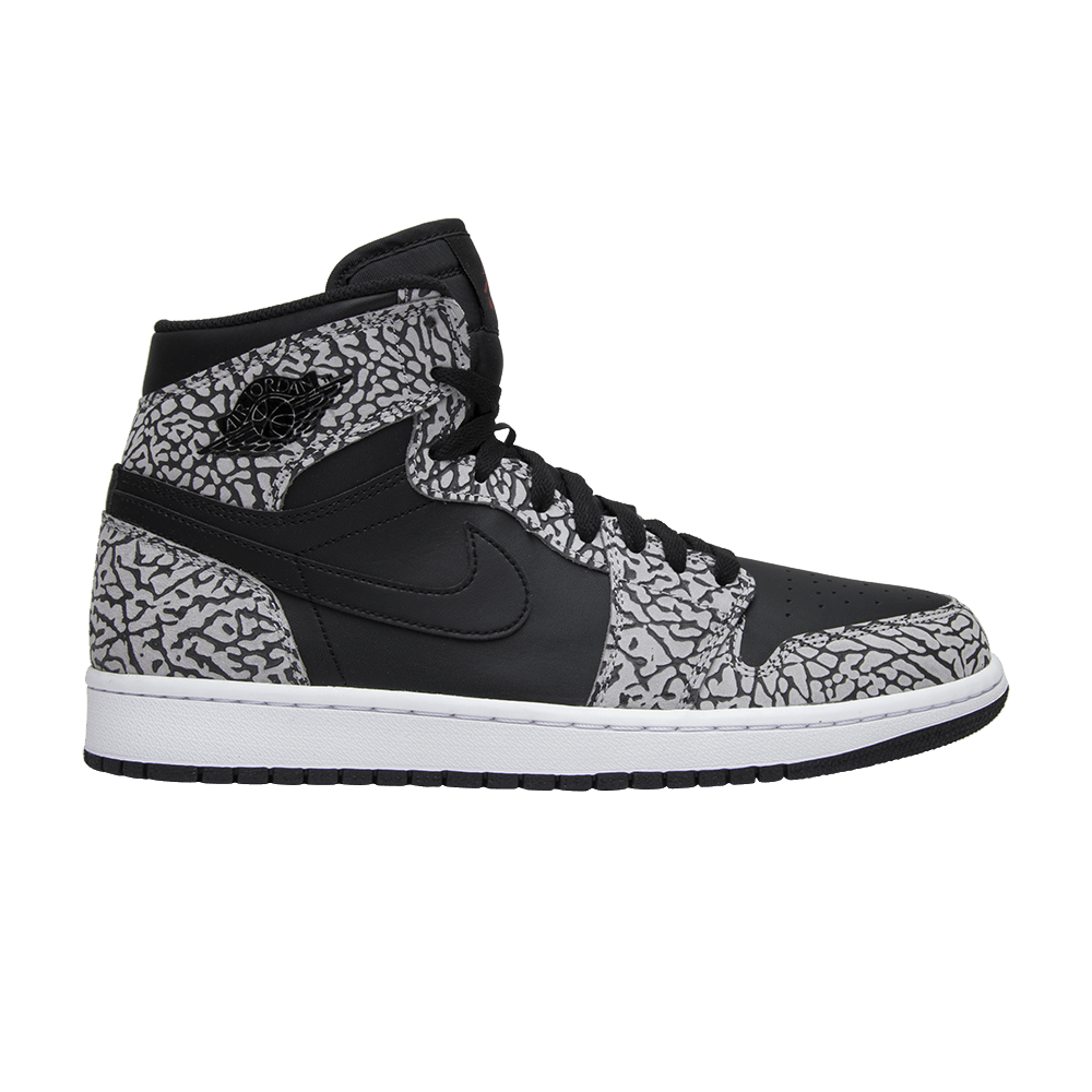 Кроссовки Air Jordan 1 Retro High 'Black Elephant'