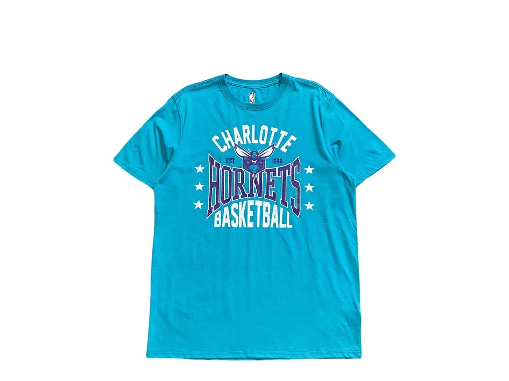 Футболка Main Squeeze NBA Charlotte Hornets Teal T-Shirt
