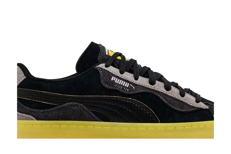 Кроссовки Scuderia Ferrari x Puma Suede 'Trippy - Black Speed Yellow'