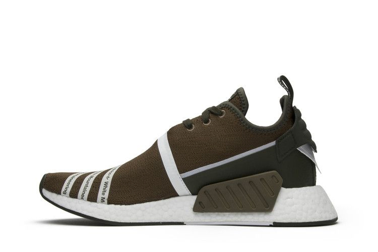 Кроссовки White Mountaineering x adidas NMD_R2 Primeknit 'Olive'