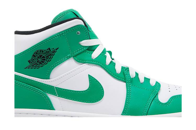 Кроссовки Air Jordan 1 Mid 'Lucky Green'
