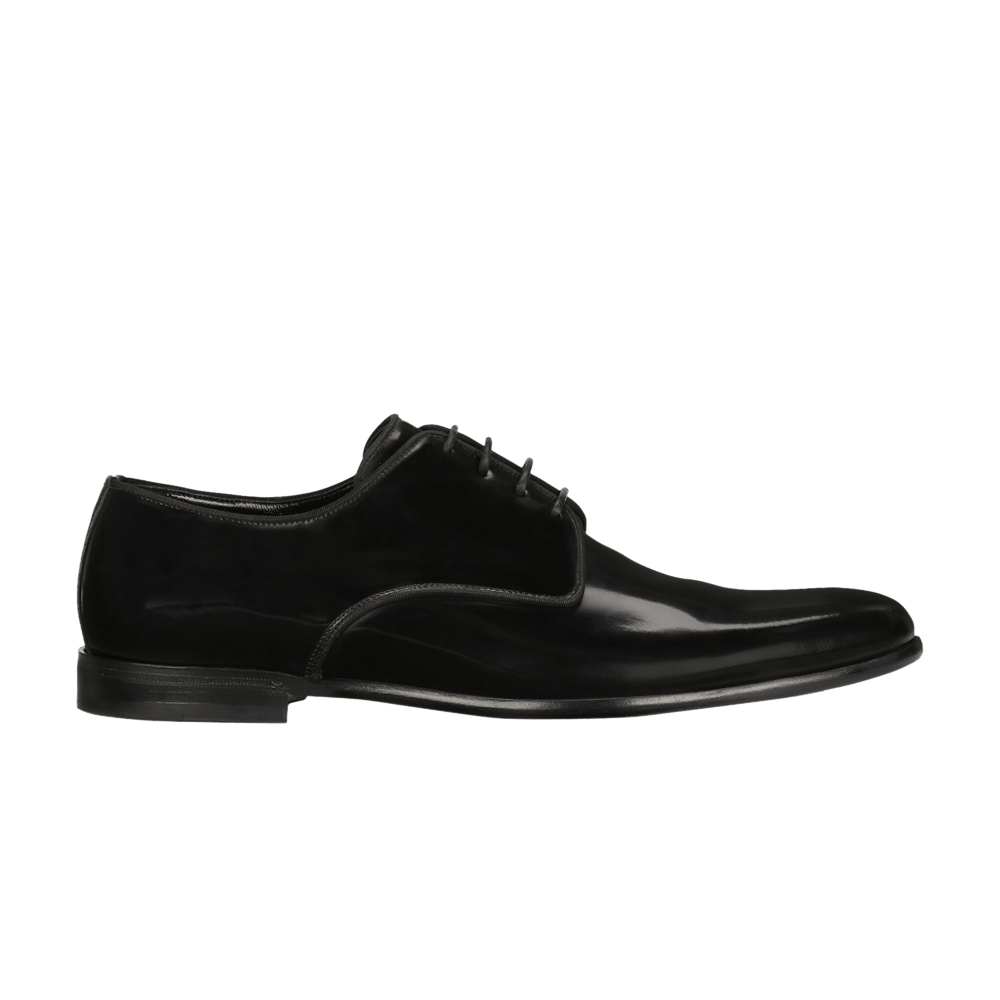 Кроссовки Dolce & Gabbana Brushed Calfskin Derby 'Black'