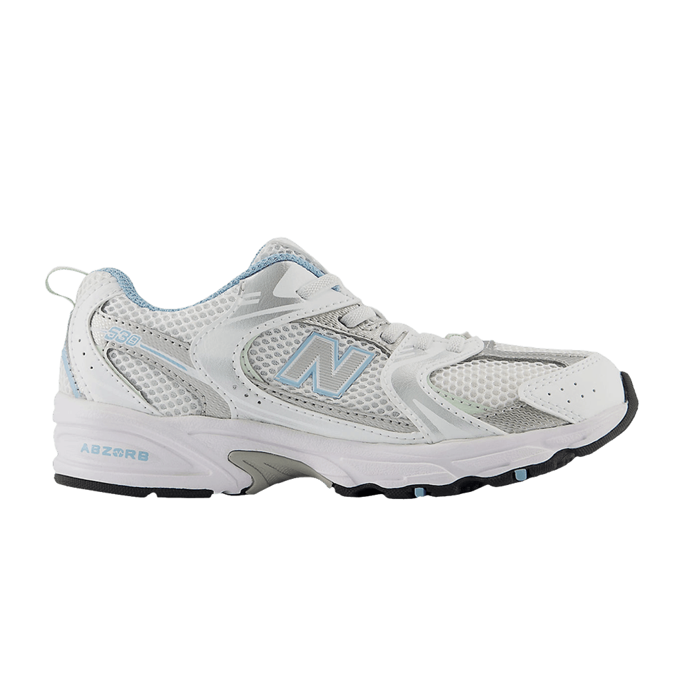 Кроссовки New Balance 530 Bungee Little Kid Wide 'White Chrome Blue'