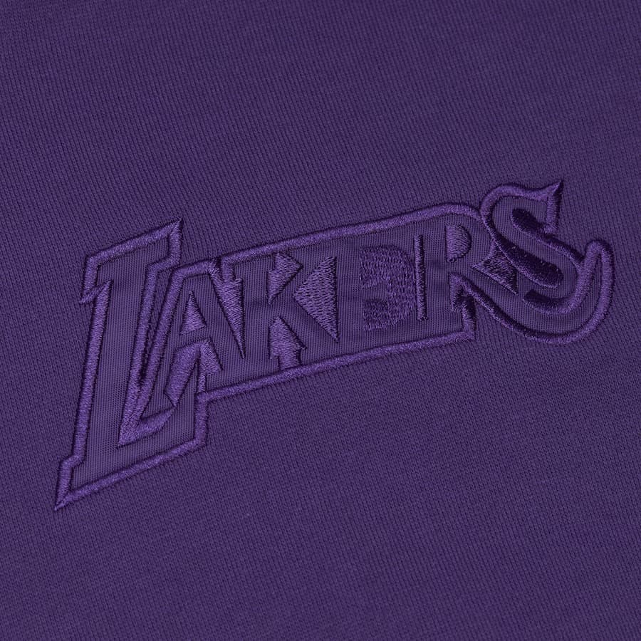 Худи Mitchell & Ness Purple Los Angeles Lakers Tonal Logo Heavyweight Fleece Pullover Hoodie
