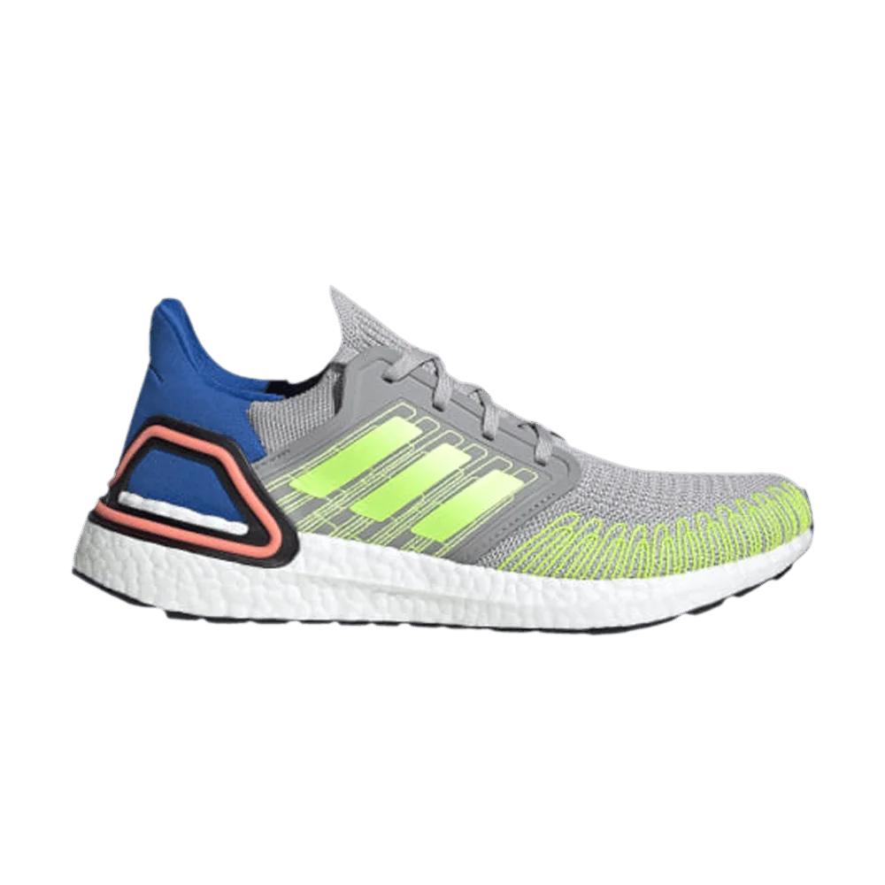 Krossovki-Adidas-UltraBoost-20-Grey-Signal-Green