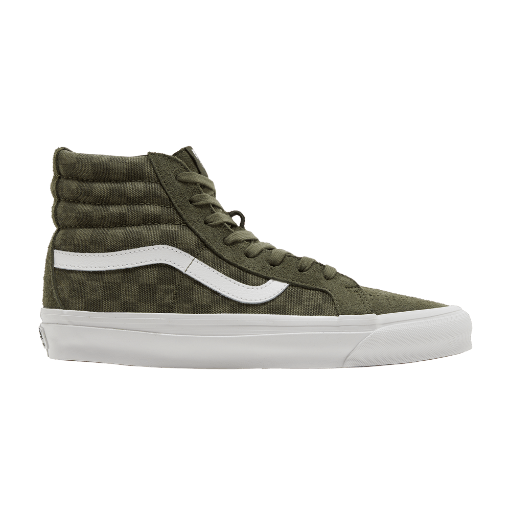 Кроссовки Vans OG Sk8-Hi LX 'Checkerboard - Grape Leaf'