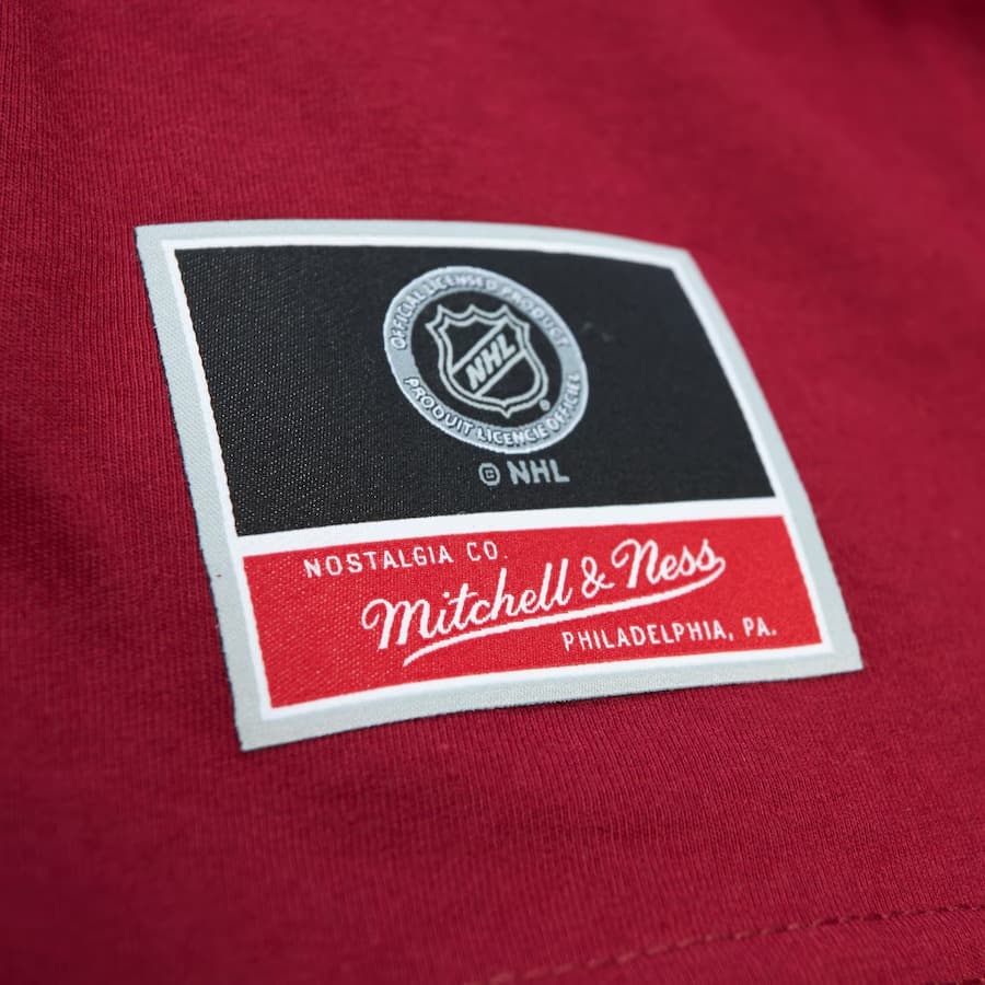 Футболка Mitchell & Ness Red Carolina Hurricanes Team Slogan T-Shirt