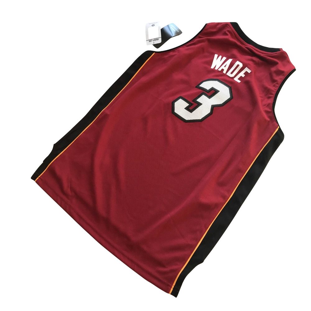 Баскетбольная майка Miami Heat Men Dwyane Wade #3 Red