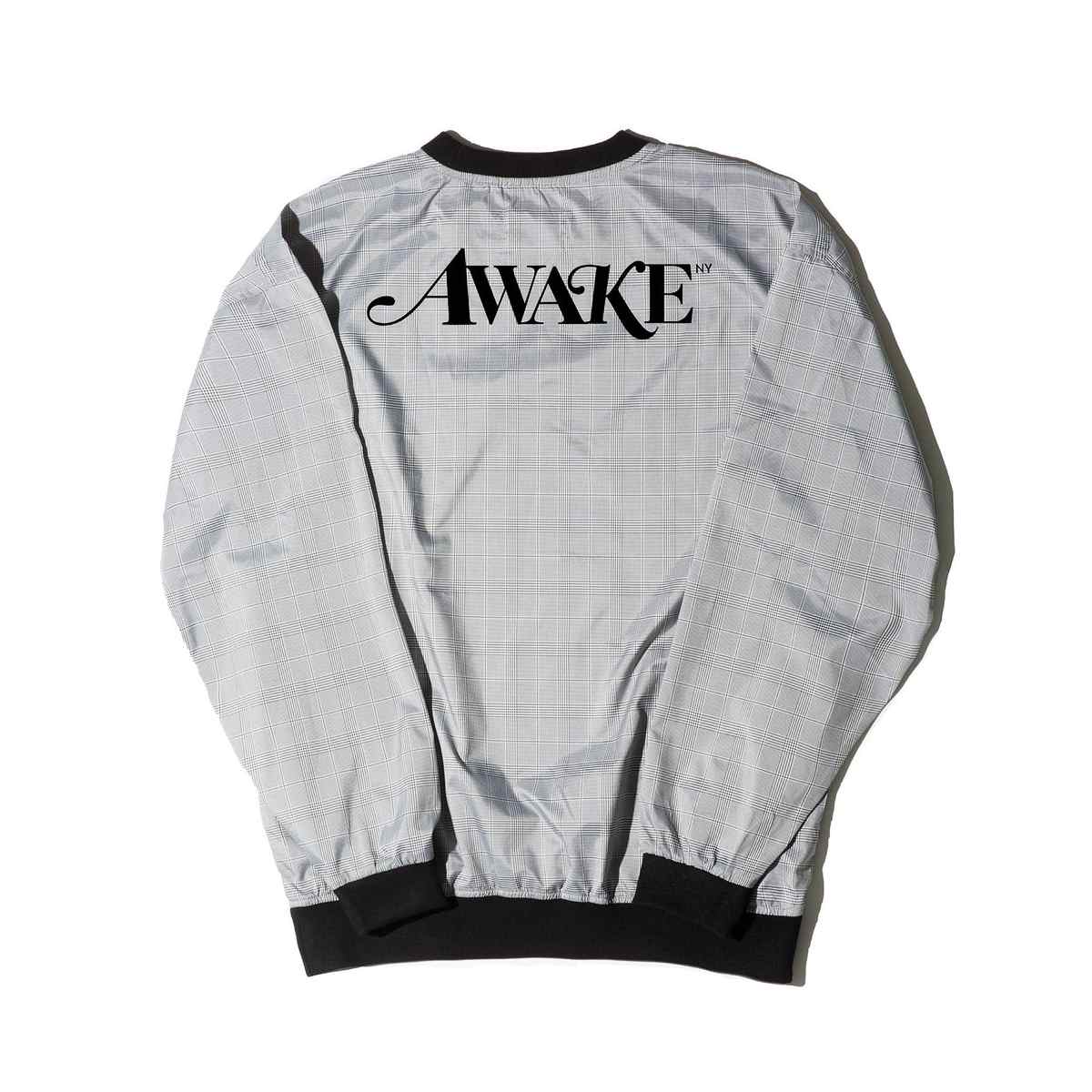 Ветровка Awake Plaid Windbreaker Pullover Jacket Black