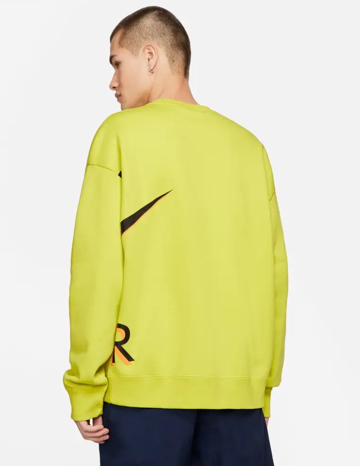 Толстовка Nike x Kim Jones Fleece Crewneck Volt