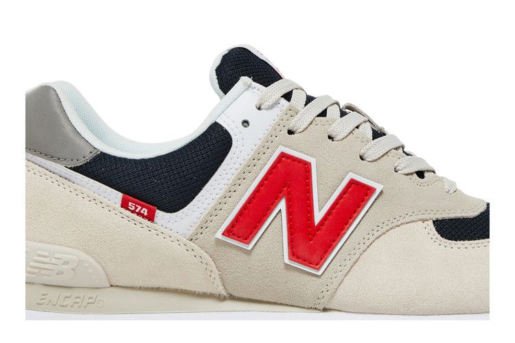 Кроссовки New Balance 574 'Beige Red Blue'