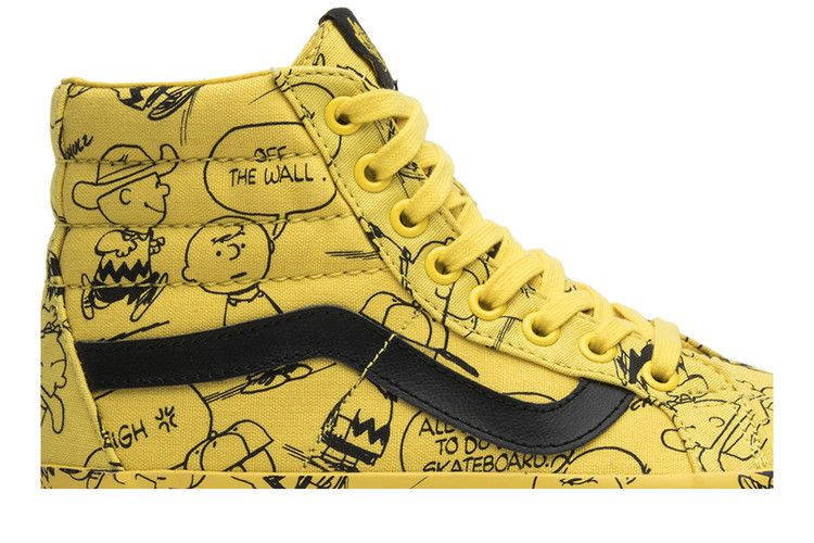 Кроссовки Vans Peanuts x Sk8-Hi 'Charlie Brown Maize'