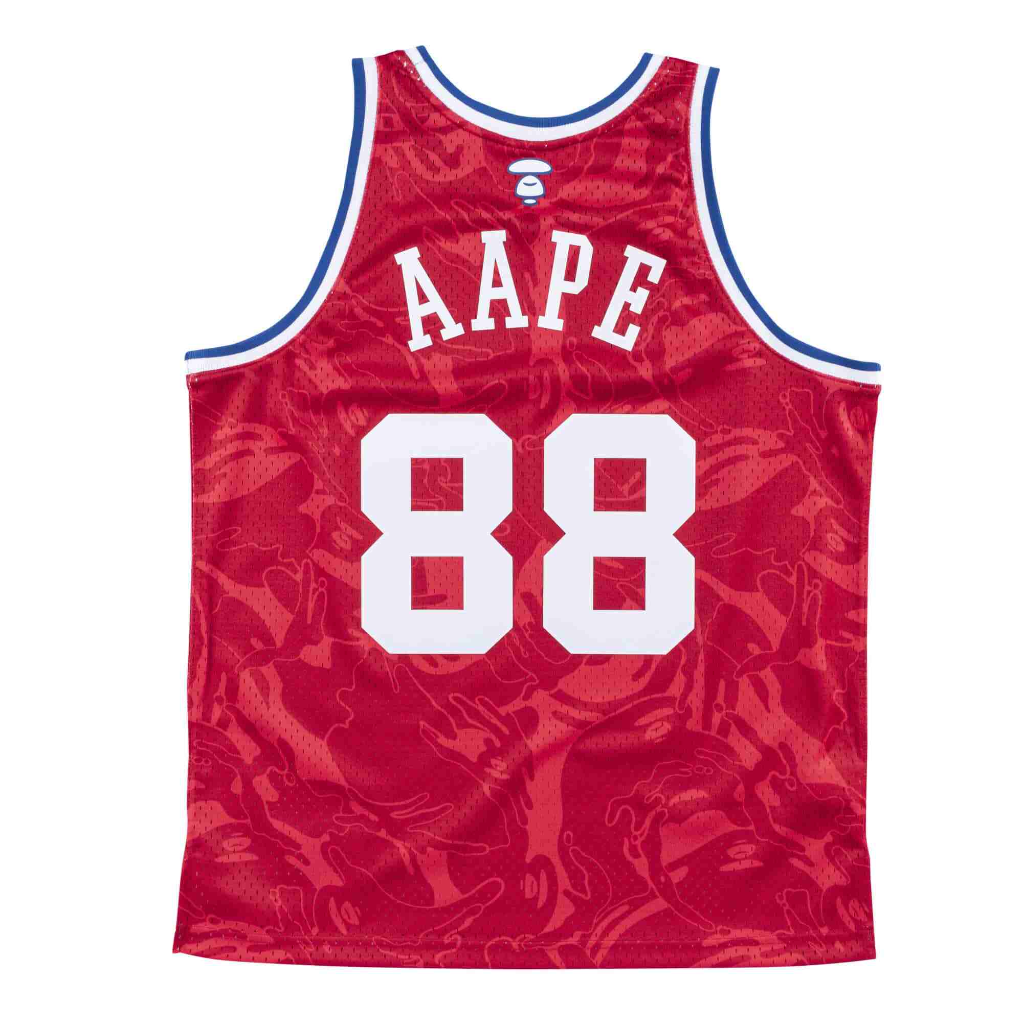 Спортивная майка Aape x Mitchell & Ness Swingman All-Star 1988 Jersey Red