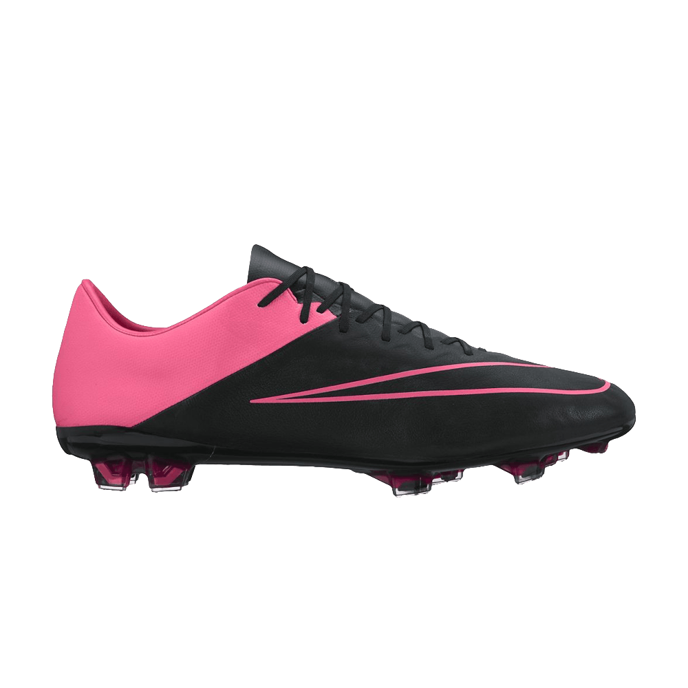 Кроссовки Nike Mercurial Vapor X Leather FG 'Black Hyper Pink'