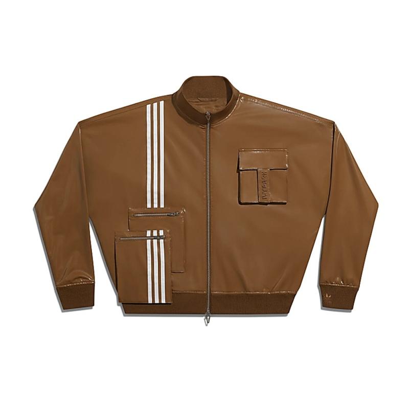 Куртка adidas Ivy Park Latex Track Jacket (All Gender) Wild Brown