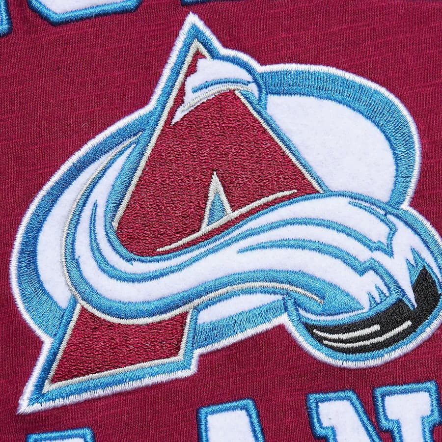 Футболка Mitchell & Ness Burgundy Colorado Avalanche Legendary Slub T-Shirt