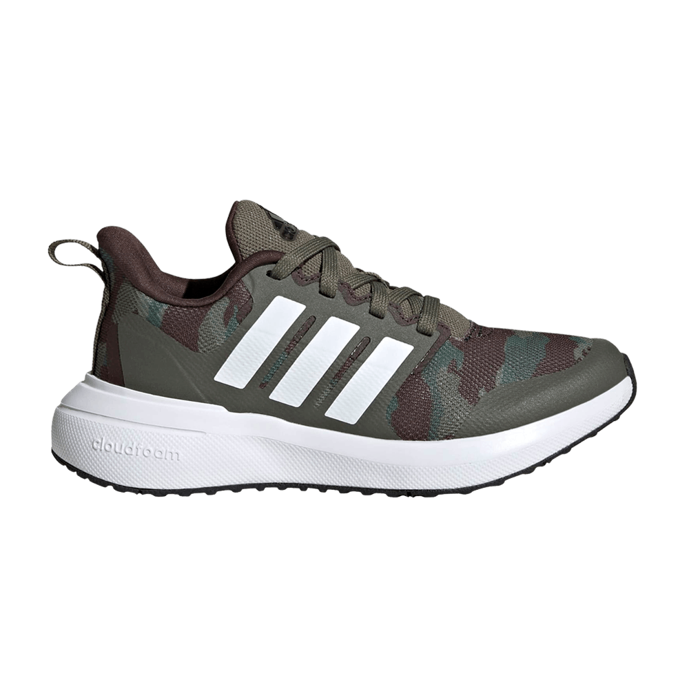 Кроссовки Adidas FortaRun 2.0 Cloudfoam Sport Big Kid 'Olive Strata Camo'