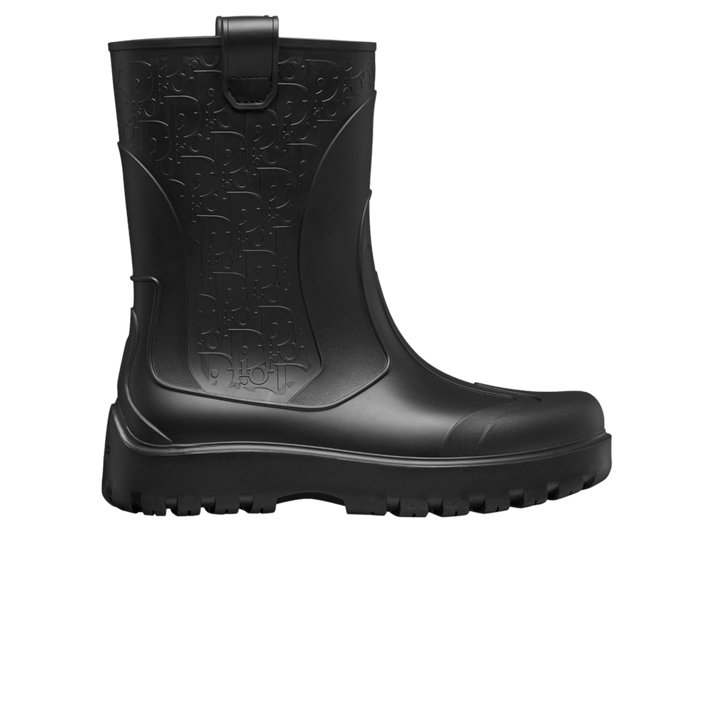 Кроссовки Dior Garden Rain Boot 'Dior Oblique Embossed - Black'