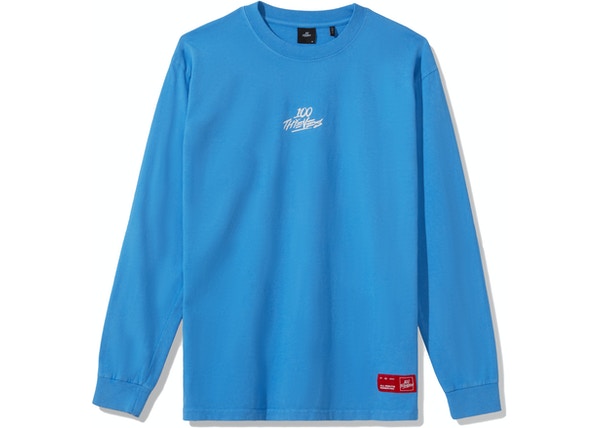 Футболка 100 Thieves Infinite L/S T-shirt Sky