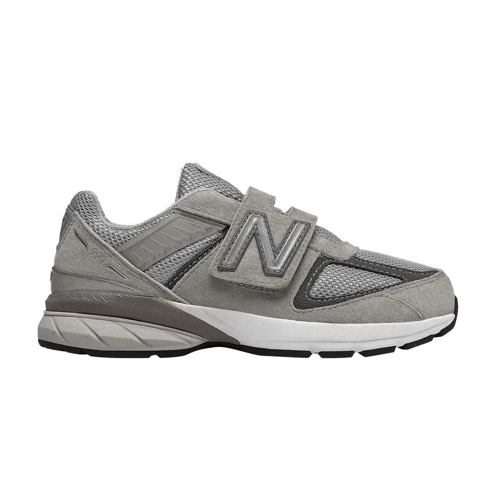Krossovki-New-Balance-990v5-Hook-and-Loop-Little-Kid-Grey