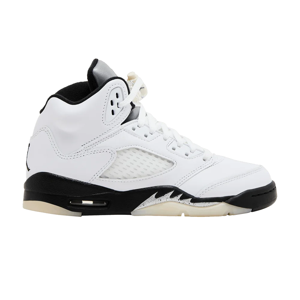 Krossovki-Air-Jordan-5-Retro-GS-White-Black
