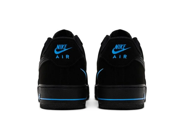 Кроссовки Nike Air Force 1 '07 'Black University Blue'