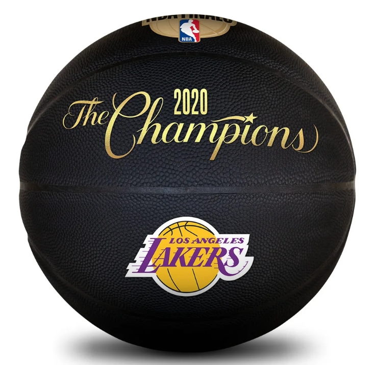 Баскетбольный подарочный мяч 2020 NBA Los Angeles Lakers Champions Ball Limited Edition Black