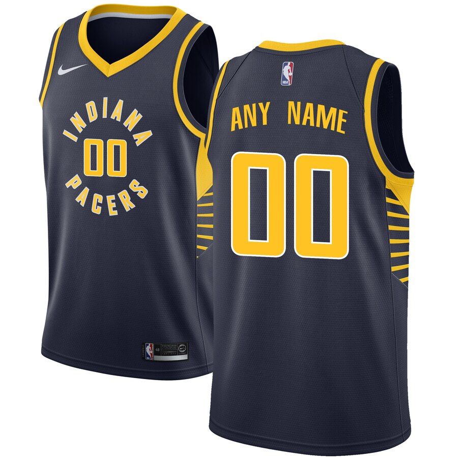 Баскетбольная джерси 2019-20 Indiana Pacers Swingman Custom Navy Icon Edition