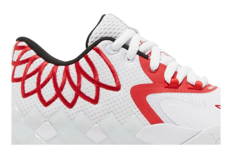 Кроссовки Puma MB.01 Lo Jr 'Team Colors - White High Risk Red'
