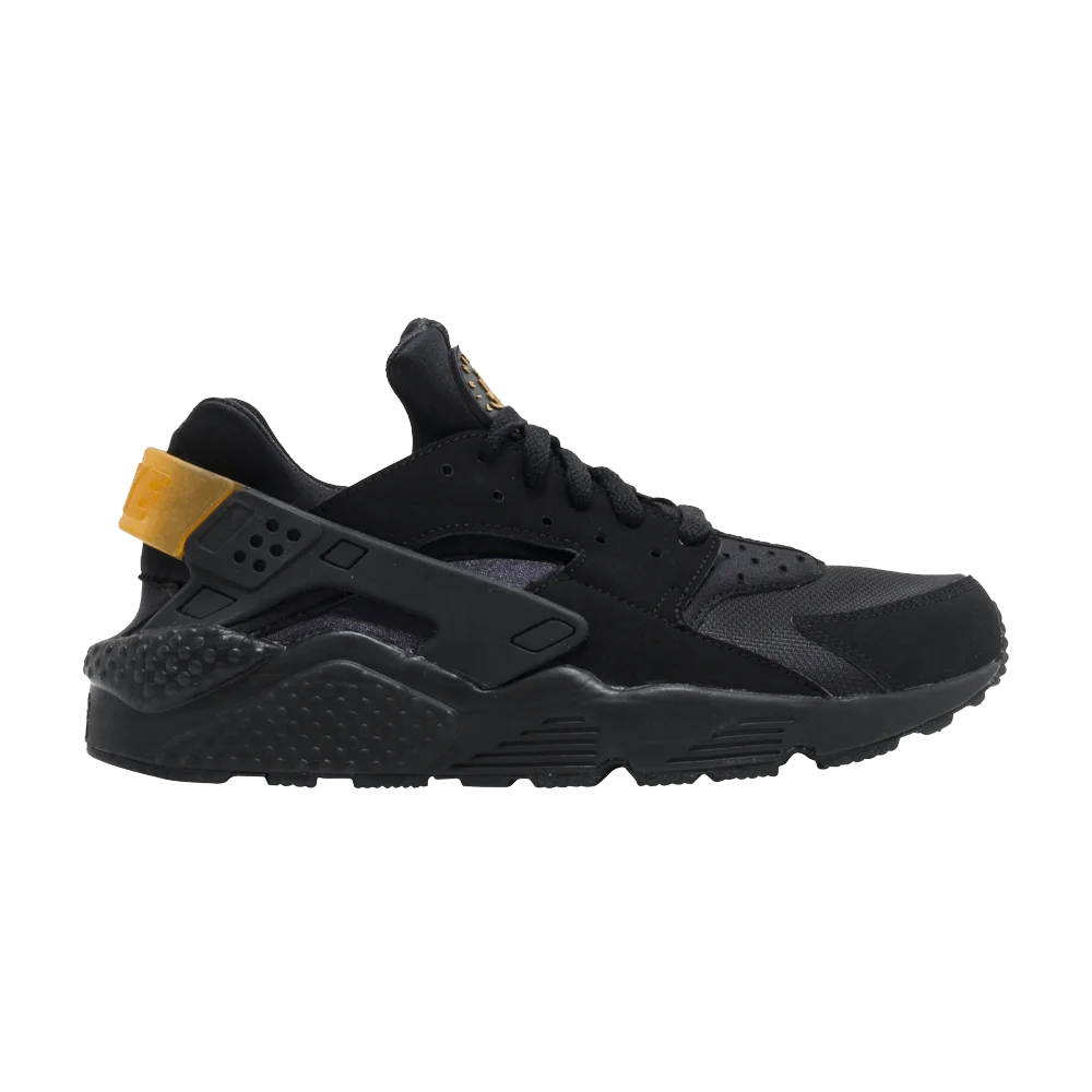 Krossovki-Nike-Air-Huarache-Black-Gold