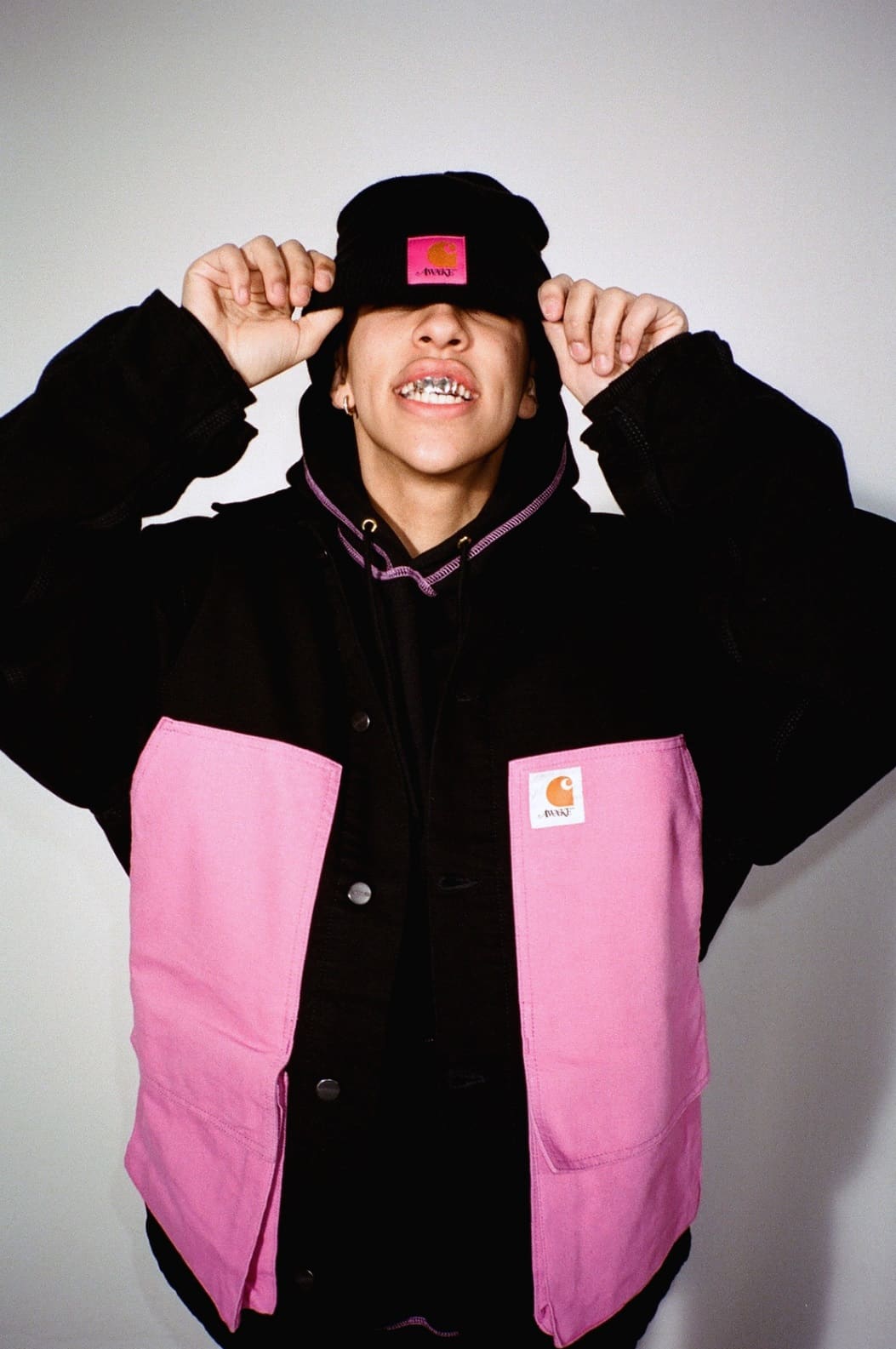 Шапка Awake x Carhartt WIP Beanie Black