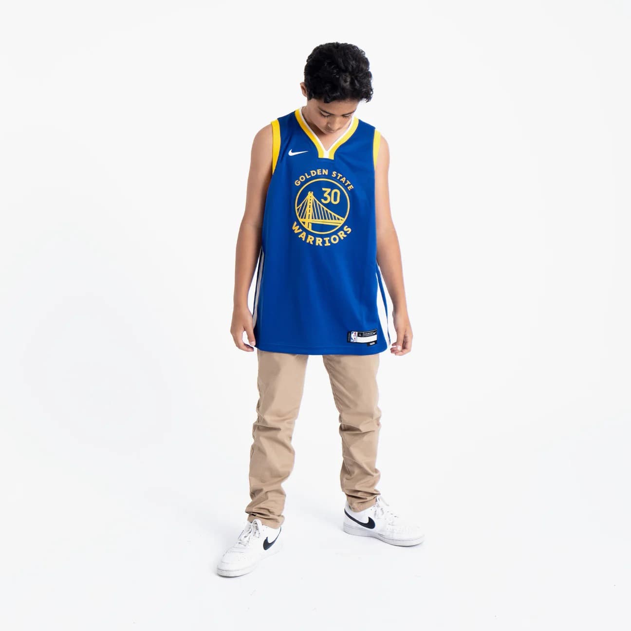 2022-23-Golden-State-Warriors-Stephen-Curry-30-Youth-Icon-Edition-Blue-Jersey-4