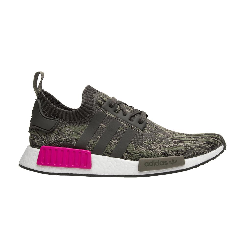 Кроссовки Adidas NMD_R1 Primeknit 'Utility Grey Camo'