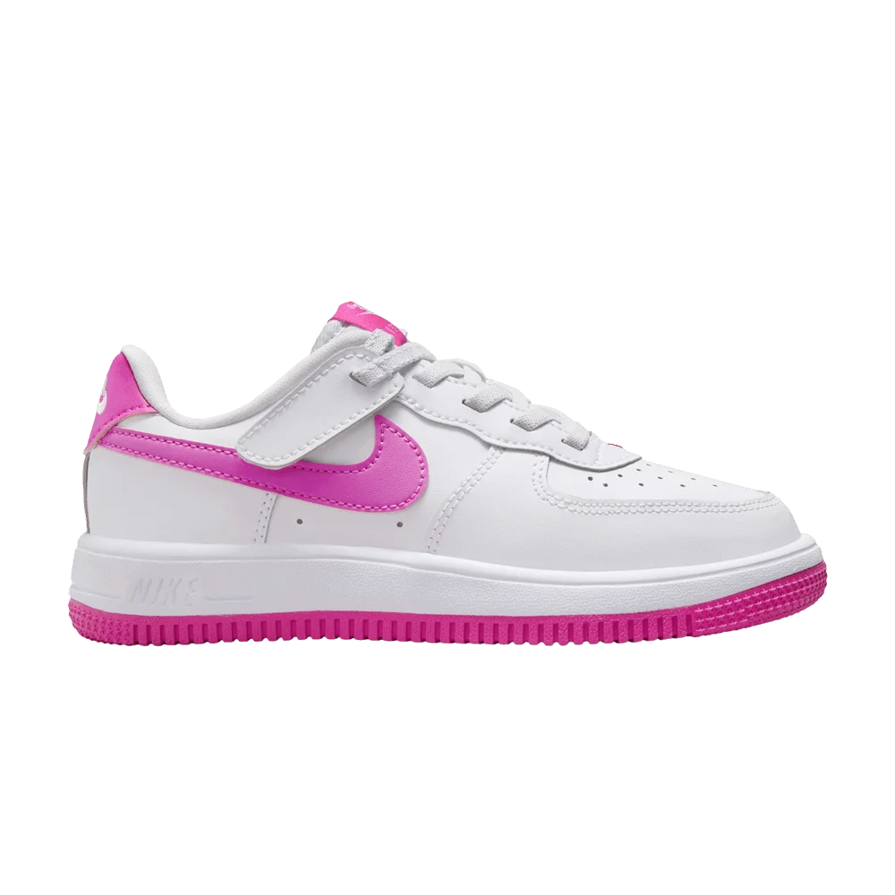 Krossovki-Nike-Force-1-Low-EasyOn-PS-White-Laser-Fuchsia