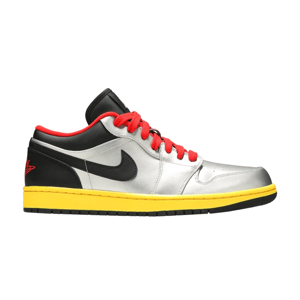 Krossovki-Air-Jordan-1-Low-Silver-Black-Yellow