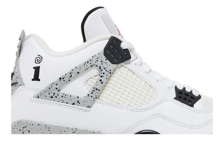 Кроссовки Interscope Records x Air Jordan 4 Retro OG 'White Cement'