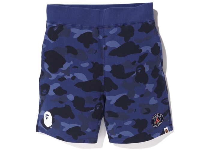 Спортивные шорты BAPE x PSG Sweat Shorts Navy