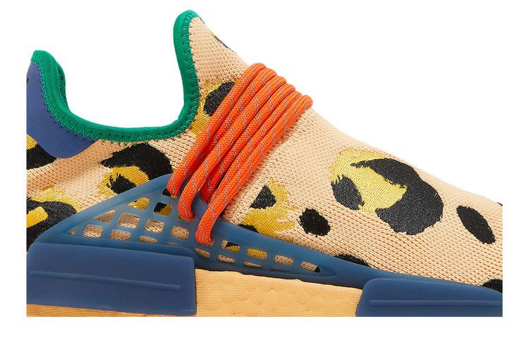 Кроссовки Pharrell x adidas NMD Human Race 'Animal Print - Pulse Amber'