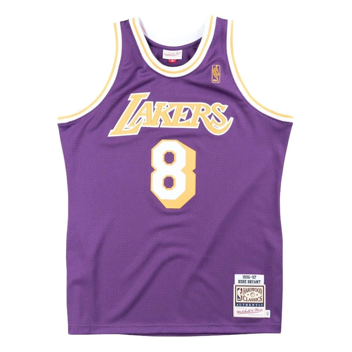 Баскетбольная джерси 1996-97 Los Angeles Lakers Kobe Bryant #8 Authentic Throwback Purple Jersey