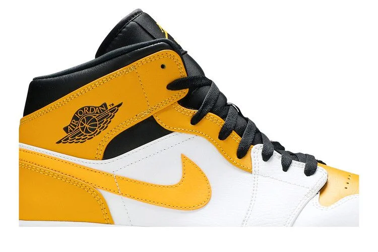 Кроссовки Air Jordan 1 Mid 'University Gold'