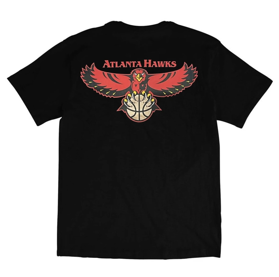 Футболка Mitchell & Ness Atlanta Hawks Retro Repeat Logo NBA T-Shirt