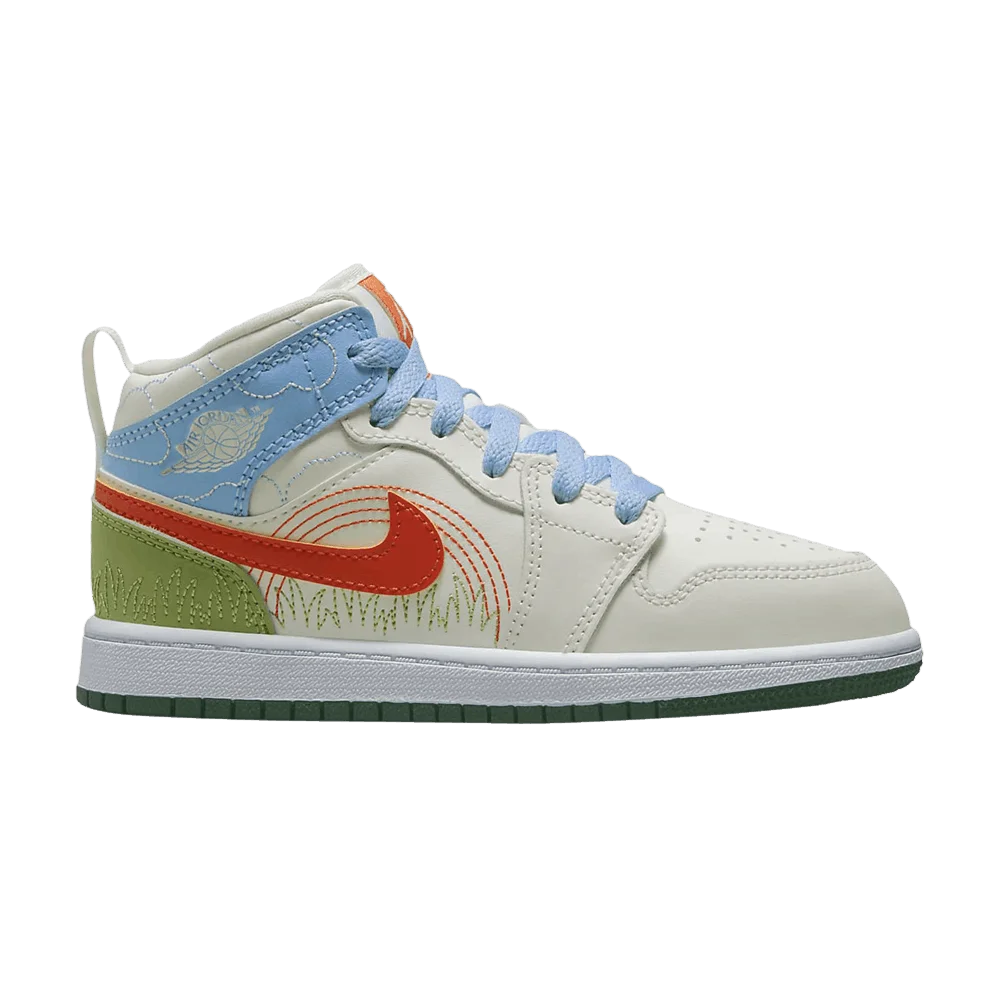 Krossovki-Air-Jordan-1-Mid-SE-PS-Stitch
