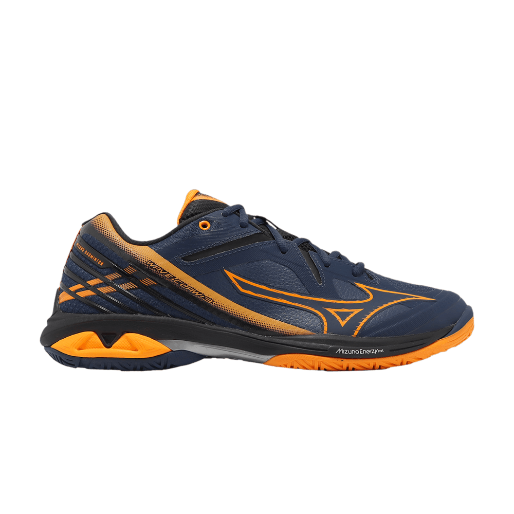 Кроссовки Mizuno Wave Claw 3 Wide 'Dress Blues Carrot Curl'