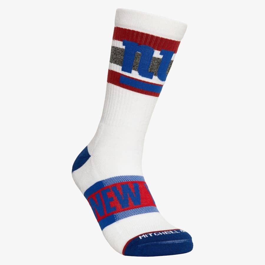 Спортивные носки Mitchell & Ness New York Giants Hail Mary Crew Socks