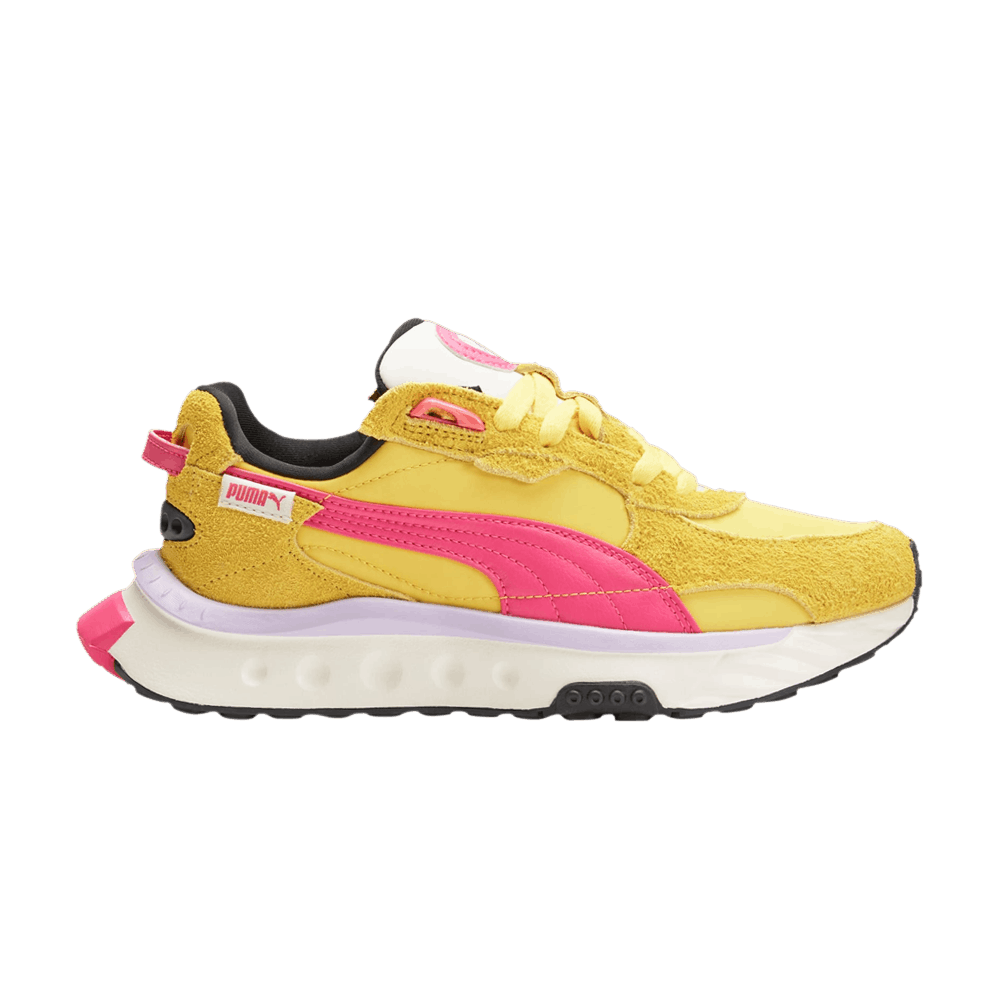 Кроссовки Puma Wmns Wild Rider Vintage 'Super Lemon Glowing Pink'