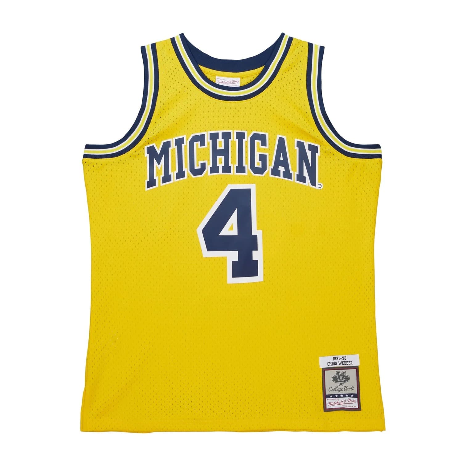 Баскетбольная джерси Mitchell & Ness Chris Webber Wolverines NCAA College Swingman Jersey