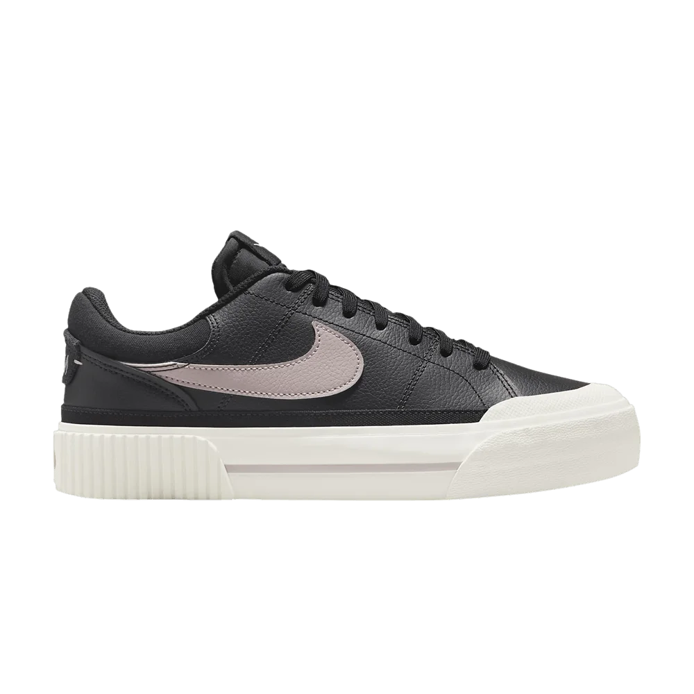Кроссовки Nike Wmns Court Legacy Lift 'Black Platinum Violet'