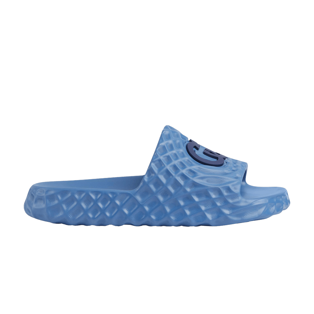 Gucci Slide Sandal 'Interlocking G - Thunder Blue'