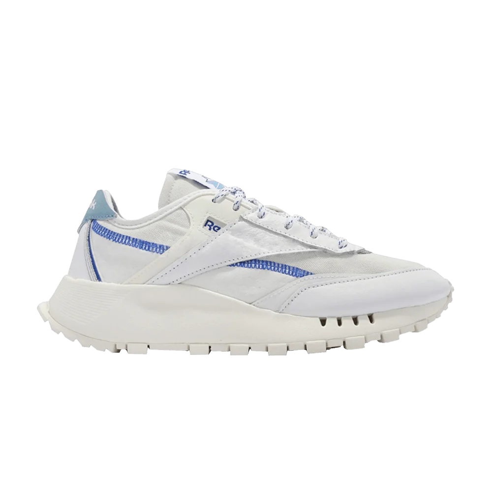 Кроссовки Reebok Classic Leather Legacy Pure 'White Court Blue'