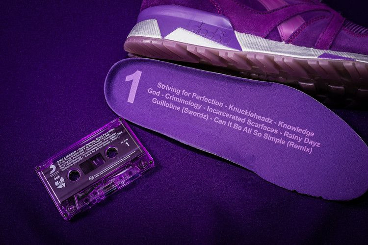 Кроссовки Diadora Packer Shoes X Raekwon X N 9000 'Purple Tape'